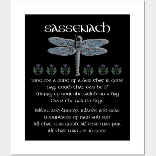 Sassenach Song, Scottish Thistle, Outlander Posters and Art